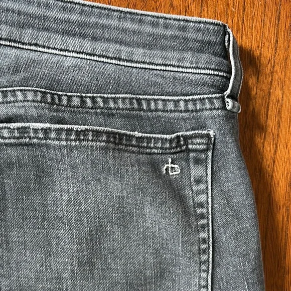 Rag & Bone Dre Low-Rise Slim Boyfriend Jeans in Night Rider 29 - Picture 13 of 14